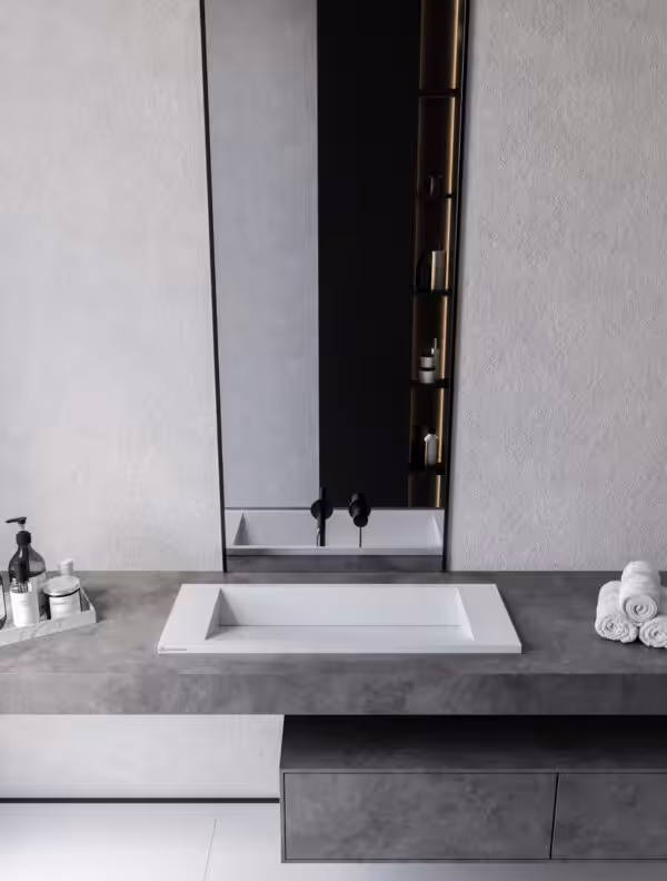 Umywalka 80 x 30 x 2 cm