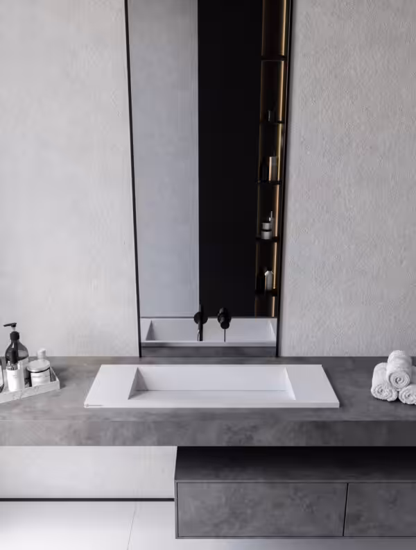 Umywalka 90 x 30 x 2 cm