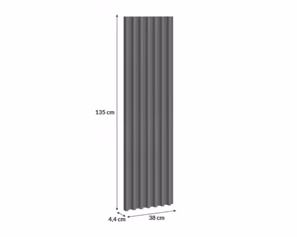 Beton architektoniczny ryflowany Gavia 135 x 38 x 4.4 cm