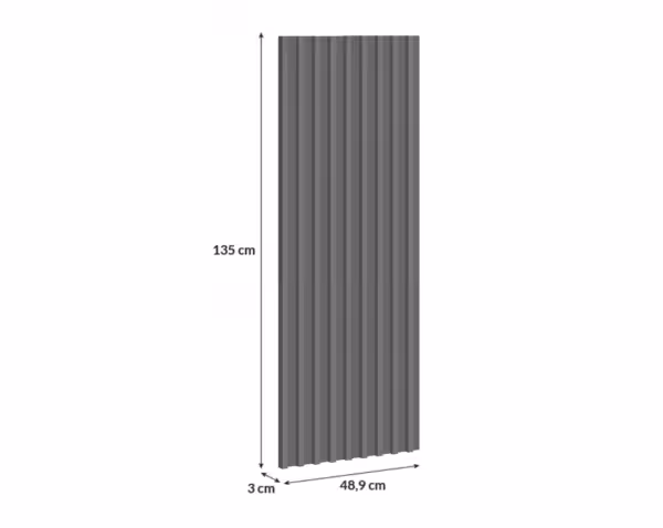 Beton architektoniczny ryflowany Nivolet, impregnowany LAMINGUARD™ 135 x 48.9 x 3 cm