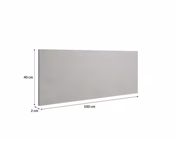 Beton architektoniczny impregnowany LAMINGUARD™ gładka struktura 100 x 40 x 2 cm