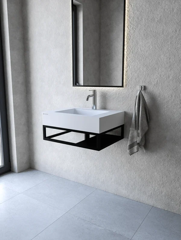 Stelaż wiszący 60 cm pod umywalkę