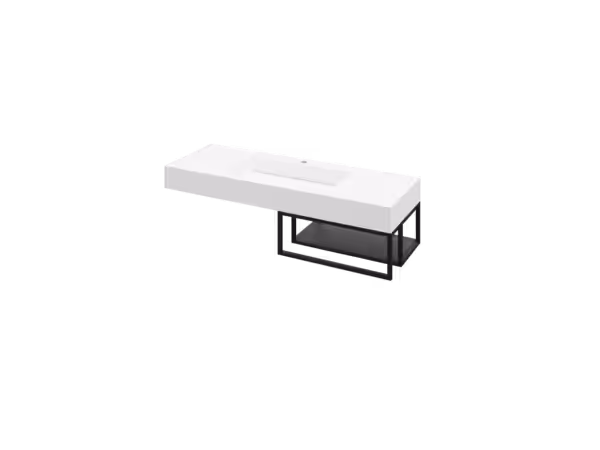 Mały stelaż wiszący pod umywalkę 130 cm