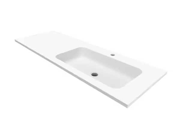 Umywalka do szafki 130 cm / MBPOT/CR
