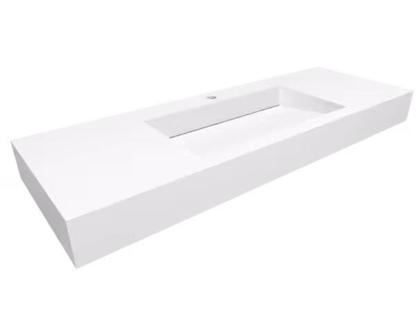 Umywalka z odpływem liniowym 130 cm / MCOLC