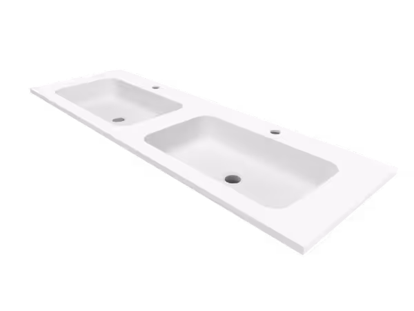 Umywalka do szafki 140 cm / 2xMOT/CR