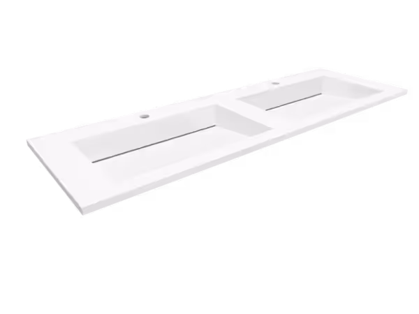 Umywalka do szafki 140 cm / 2xMOLC/CR