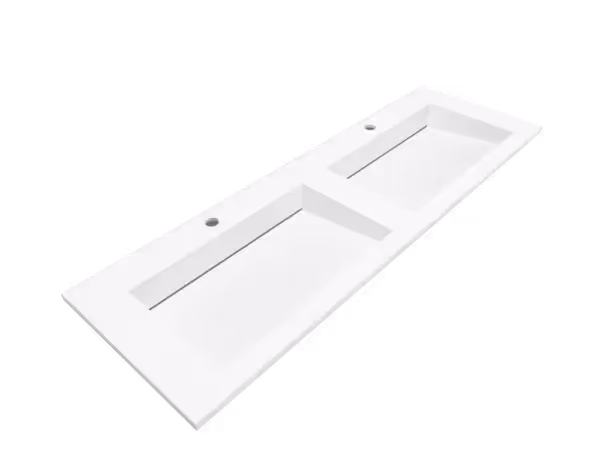 Umywalka do szafki 140 cm / 2xMOLC/CR