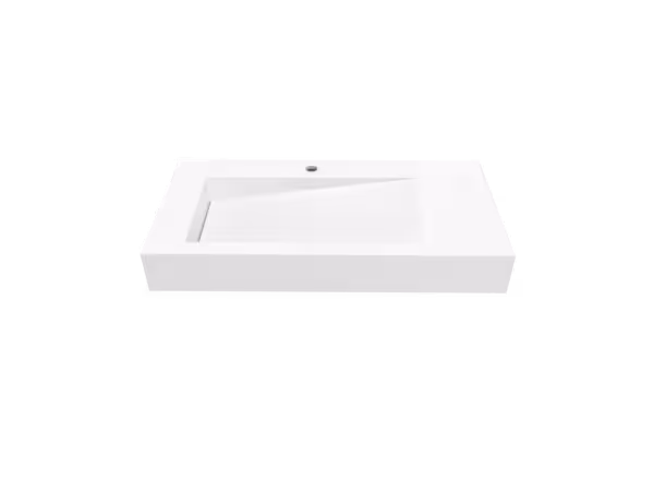 Umywalka z odpływem liniowym Wymiary 90x45x12 cm