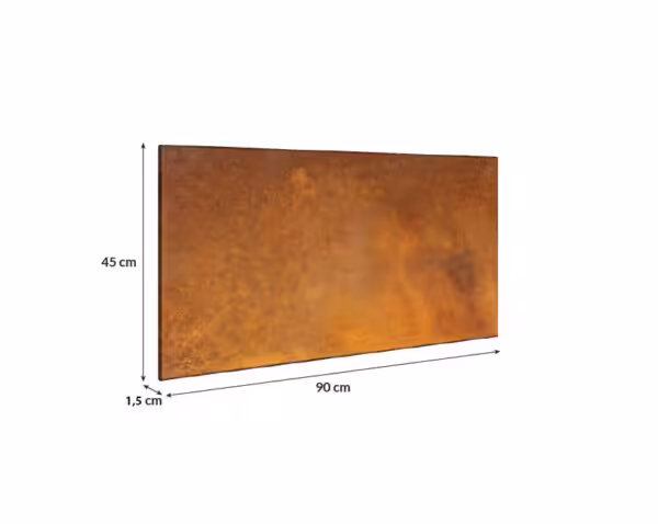 Panele Cor-tech™ ze stali Corten® do wnętrz 90 x 45 cm