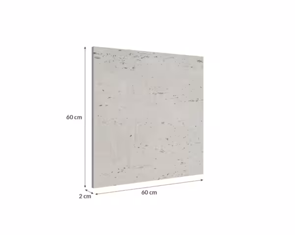 Beton architektoniczny impregnowany LAMINGUARD™ Industrial 60 x 60 x 2 cm