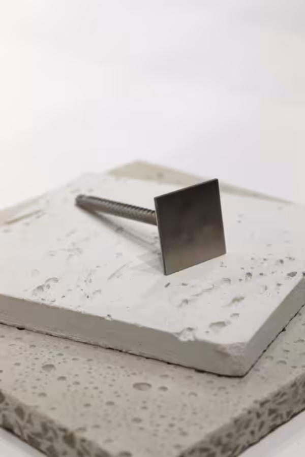 Duża kotwa ozdobna ze stali nierdzewnej szczotkowanej