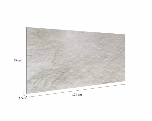 Beton architektoniczny impregnowany LAMINGUARD™ Lava 124 x 55 x 1,5 cm