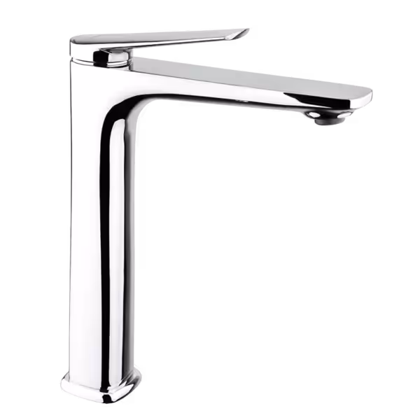 Bateria umywalkowa wysoka SOHO - srebrna