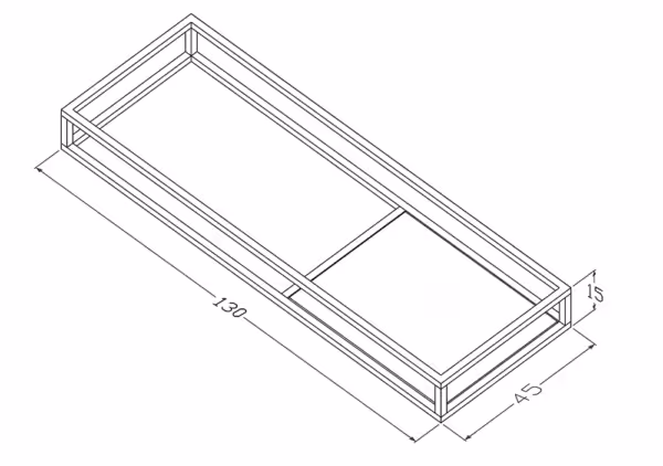 Stelaż wiszący 130 cm pod umywalkę