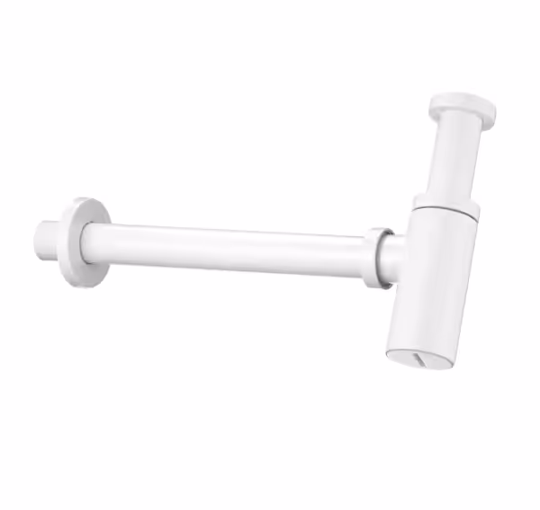 Syfon umywalkowy okrągły biały